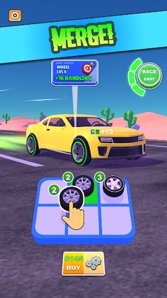Merge Race: Supercar - Screenshot 1