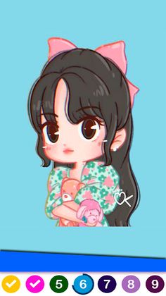 Kpop Games Kawaii Coloring - Screenshot 4