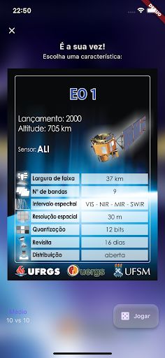 Trunfo: Satélites & Sensores - Screenshot 3