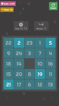 Puzzle 15 - A sliding puzzle g - Screenshot 4