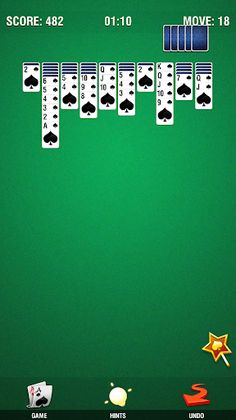 Spider Solitaire for Seniors - Screenshot 2