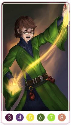 Dungeon Paint by Number Game - Screenshot 2