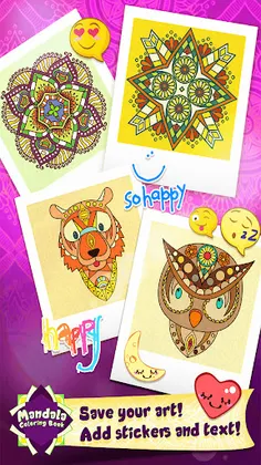 Relaxing Colouring Pages - Screenshot 4