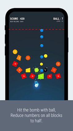 Drop the Ball, break bricks - Screenshot 4