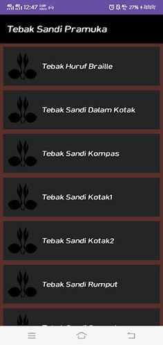Tebak Sandi Pramuka - Screenshot 1