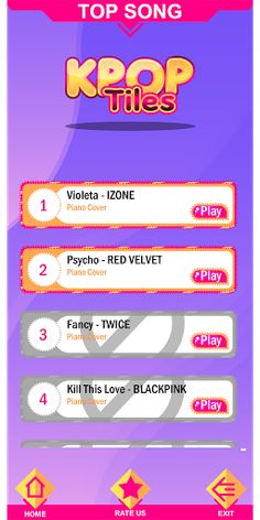 KPOP Tiles Piano Game - Screenshot 2