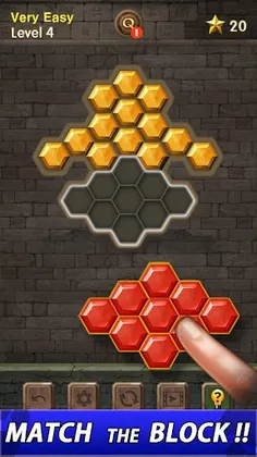 Hexa Block Quest - Screenshot 1