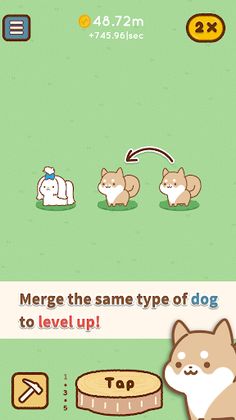 All star dogs - merge puzzle g - Screenshot 2