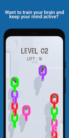 Sort Chain Color Link Puzzle - Screenshot 1