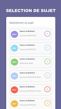 BIOCHIMIE EN POCHE - Screenshot 2
