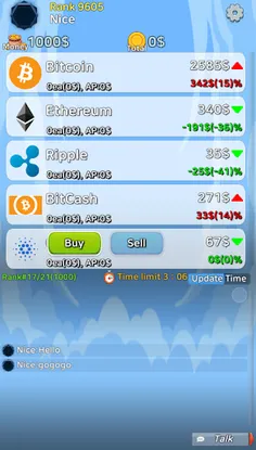 GAZUA Cryptocurrency Simulator - Screenshot 2