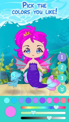 Princess Mermaid Dress Up Game - Screenshot 3