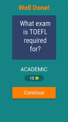 TOEFL TRIUMPH QUIZ - Screenshot 2
