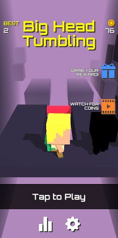 Big Head Tumbling - Screenshot 2