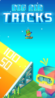 Blocky Snowboarding - Screenshot 2