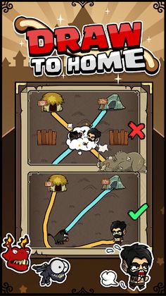 Draw To Home - Screenshot 1