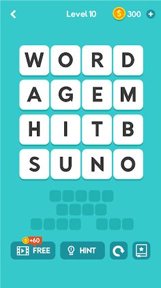 WORD TOWER - Brain Training - Screenshot 3
