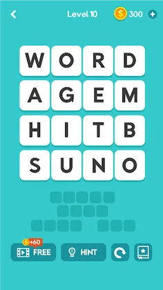 WORD TOWER - Brain Training - Screenshot 3