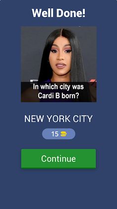 Cardi B Superfan Trivia - Screenshot 2