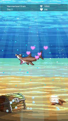 Shark - Pixel art healing aqu - Screenshot 3