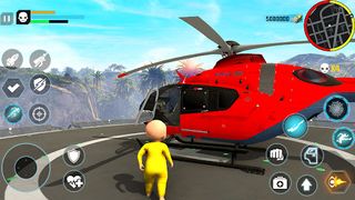 Yellow Rope Hero Crime City - Screenshot 1