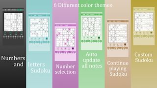 Sudoku - numbers and letters - Screenshot 1