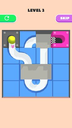 Rolling Ball - Slide Puzzle - - Screenshot 1