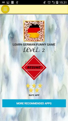 Learn german funny game - Screenshot 2