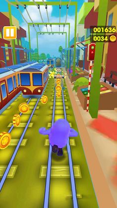 Subway Fall Run Guys - Screenshot 2