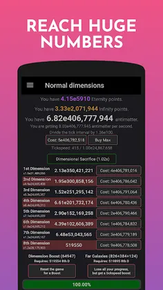 Antimatter Dimensions - Screenshot 1