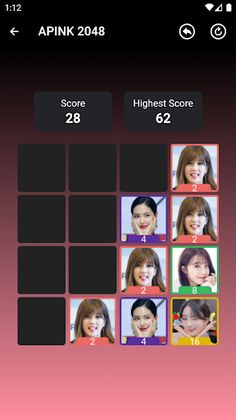 Apink 2048 Game - Screenshot 4