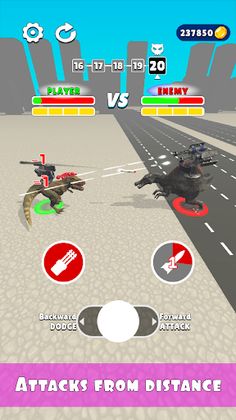 Dino Battle Ragdoll Fighter - Screenshot 3