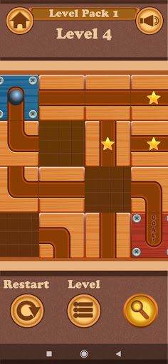 maze ball rolling fun - Screenshot 2