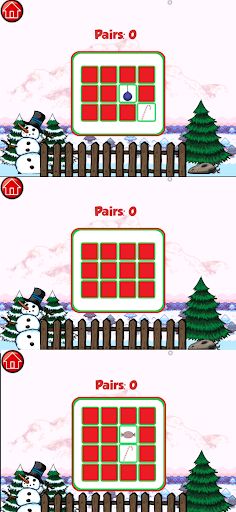 Christmas Memory Match Pair - Screenshot 1