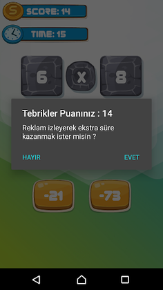 Matematik Bilgi Yarısması - Screenshot 2