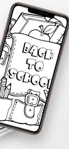 Back To School Coloring - Screenshot 2