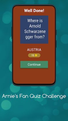 Arnie's Fan Quiz Challenge - Screenshot 2