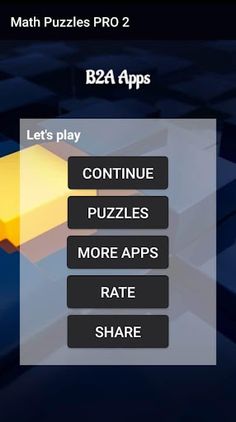 Math puzzles PRO 2 - Screenshot 1