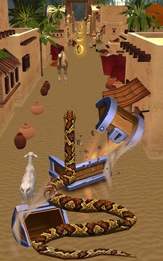 Anaconda Snake Jungle Run 3D - Screenshot 3