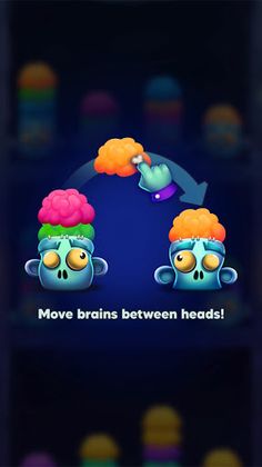 Zombie Brain Sort Puzzle - Screenshot 2
