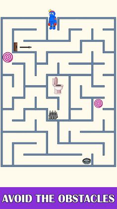 Rainbow Maze Escape Toilet - Screenshot 3