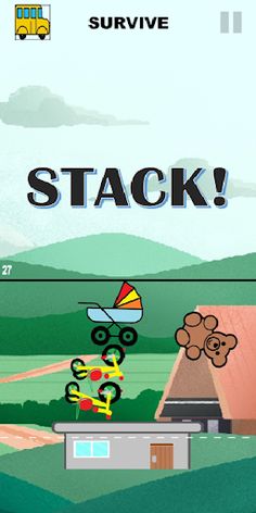 Over the Sky: stack tower - Screenshot 1