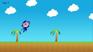 Monkey run and jump - Screenshot 2