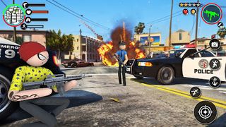 Merge Rope Hero : Vice Town - Screenshot 1