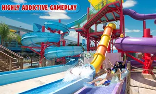Water Park Slide Surfers Games - Screenshot 1
