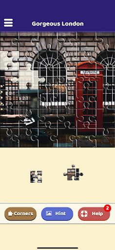 Gorgeous London Puzzle - Screenshot 4
