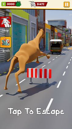 Crazy Goat Endless Runner Game - Screenshot 2