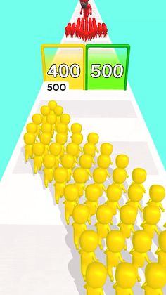 Color Run Crowd - Screenshot 3