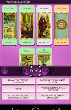 Trainer of Eteilla Tarot - Screenshot 3