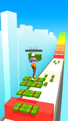 Money Run Stack Stairs Games - Screenshot 3